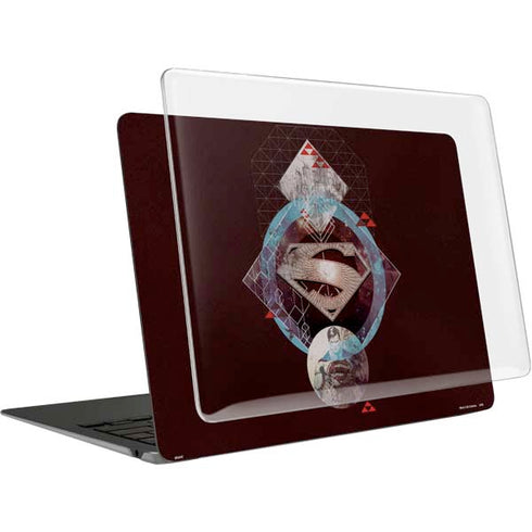 DC Comics Superman Purple Abstract Collage MacBook Air 15in (2023-2025) Case plus Skin